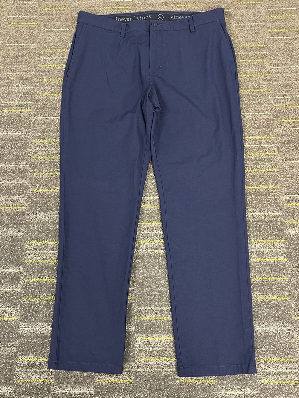 Vineyard Vines On The Go OTG Pants Mens 36x32 Blue Golf Tech Performance Chino